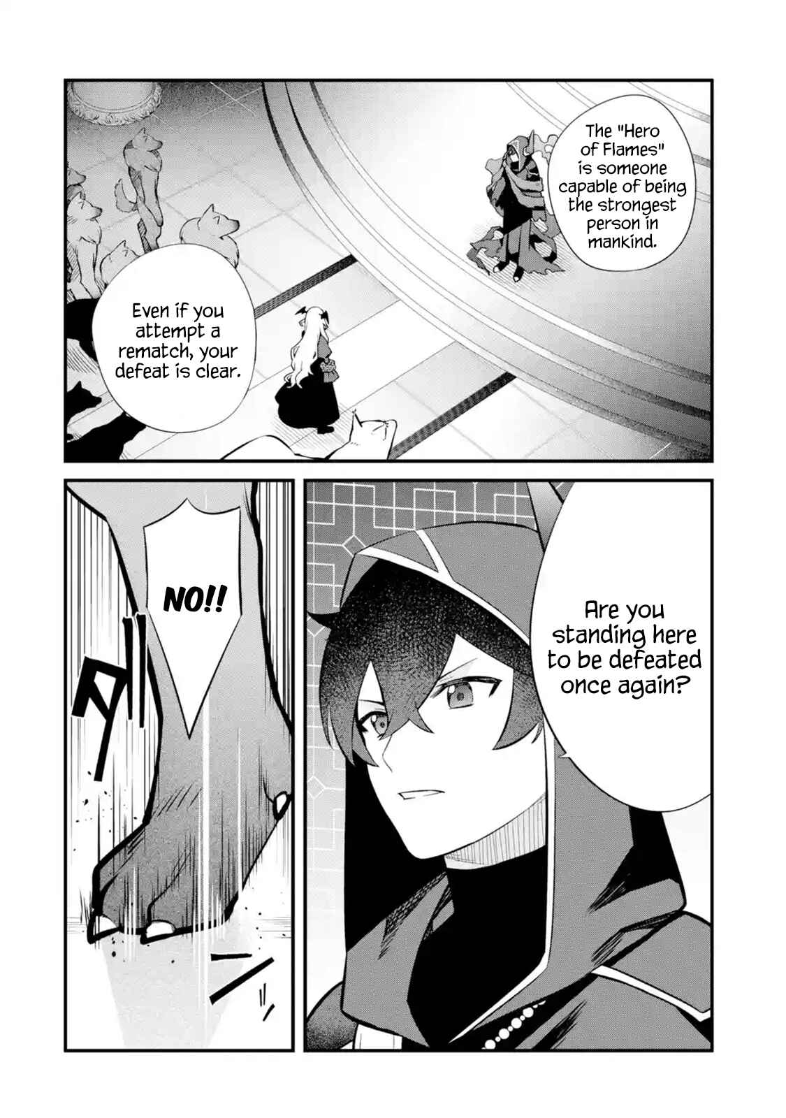 Nankoufuraku no Maoujou e Youkoso: Debuff wa Fuyou to Yuusha Party o Oidasareta Kuro Madoushi, Maougun no Saikou Kanbu ni Mukaerareru Chapter 14 page 17