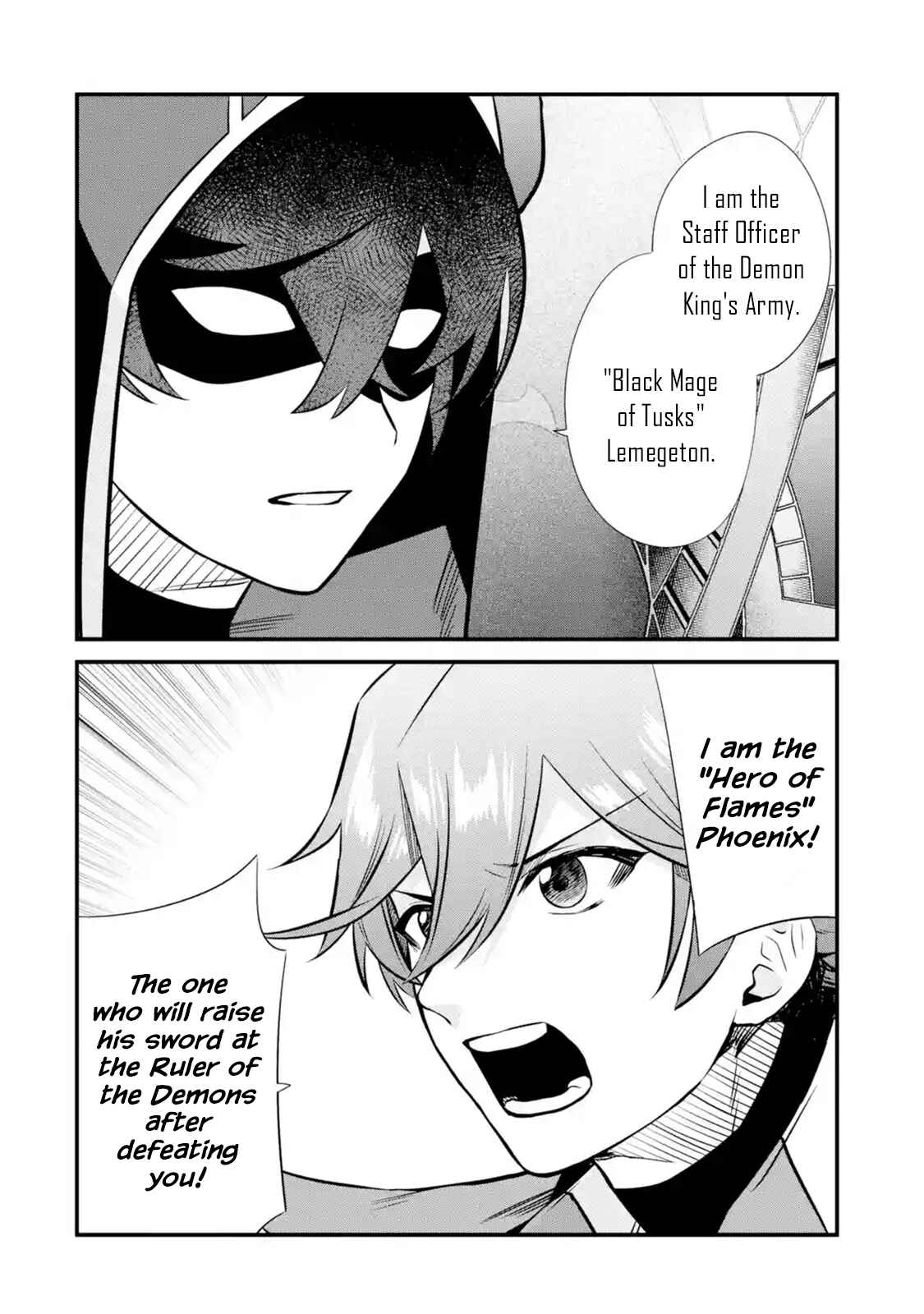 Nankoufuraku no Maoujou e Youkoso: Debuff wa Fuyou to Yuusha Party o Oidasareta Kuro Madoushi, Maougun no Saikou Kanbu ni Mukaerareru Chapter 14 page 30