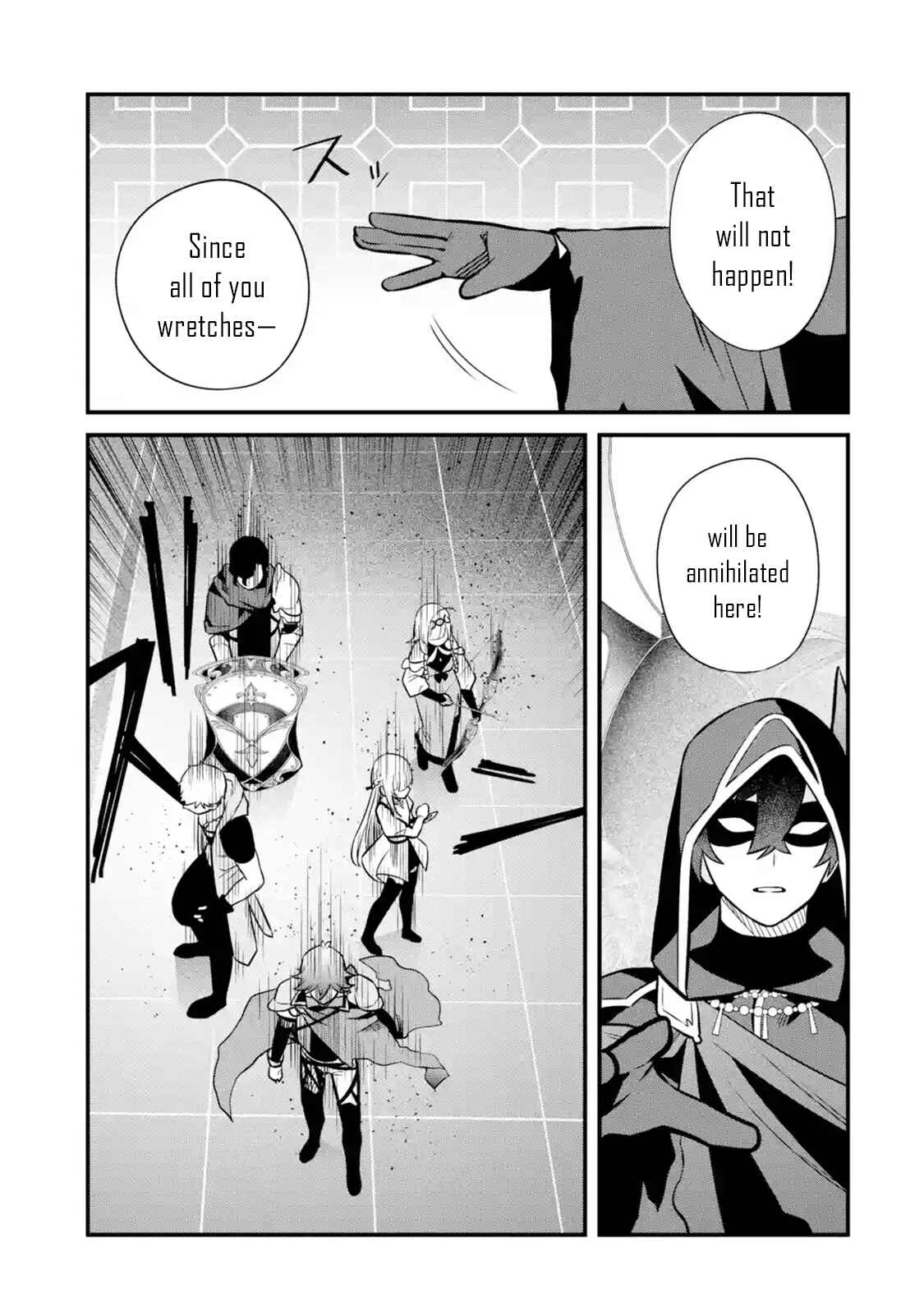 Nankoufuraku no Maoujou e Youkoso: Debuff wa Fuyou to Yuusha Party o Oidasareta Kuro Madoushi, Maougun no Saikou Kanbu ni Mukaerareru Chapter 14 page 31