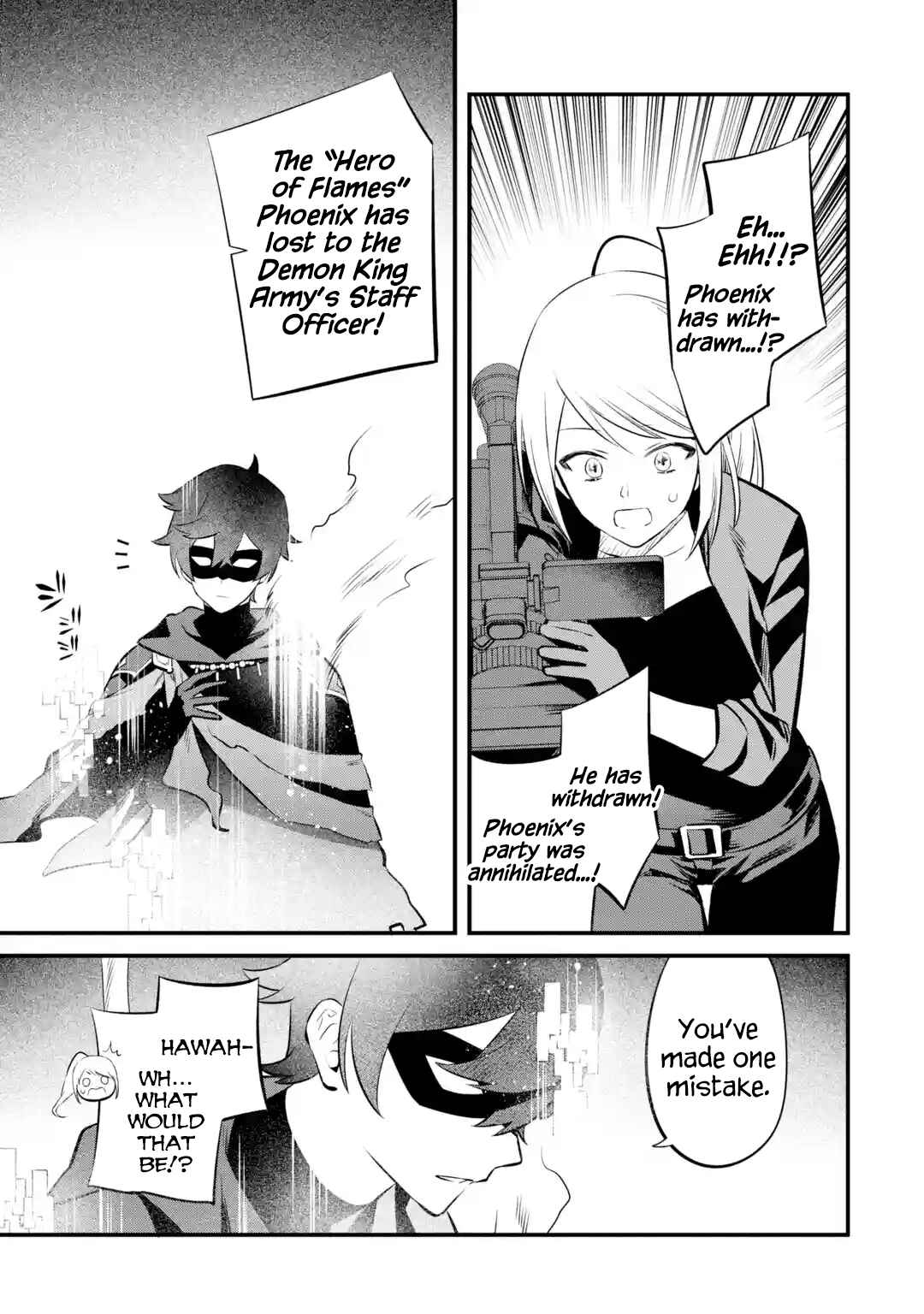 Nankoufuraku no Maoujou e Youkoso: Debuff wa Fuyou to Yuusha Party o Oidasareta Kuro Madoushi, Maougun no Saikou Kanbu ni Mukaerareru Chapter 22 page 24