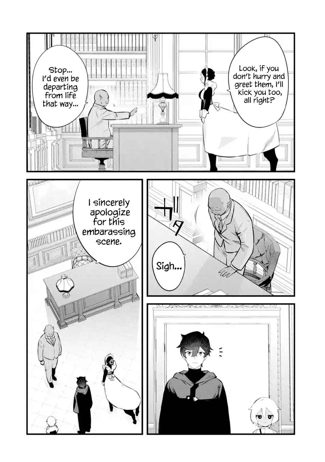 Nankoufuraku no Maoujou e Youkoso: Debuff wa Fuyou to Yuusha Party o Oidasareta Kuro Madoushi, Maougun no Saikou Kanbu ni Mukaerareru Chapter 25 page 27