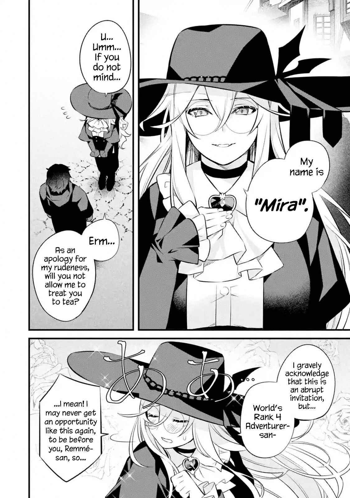 Nankoufuraku no Maoujou e Youkoso: Debuff wa Fuyou to Yuusha Party o Oidasareta Kuro Madoushi, Maougun no Saikou Kanbu ni Mukaerareru Chapter 3.4 page 10
