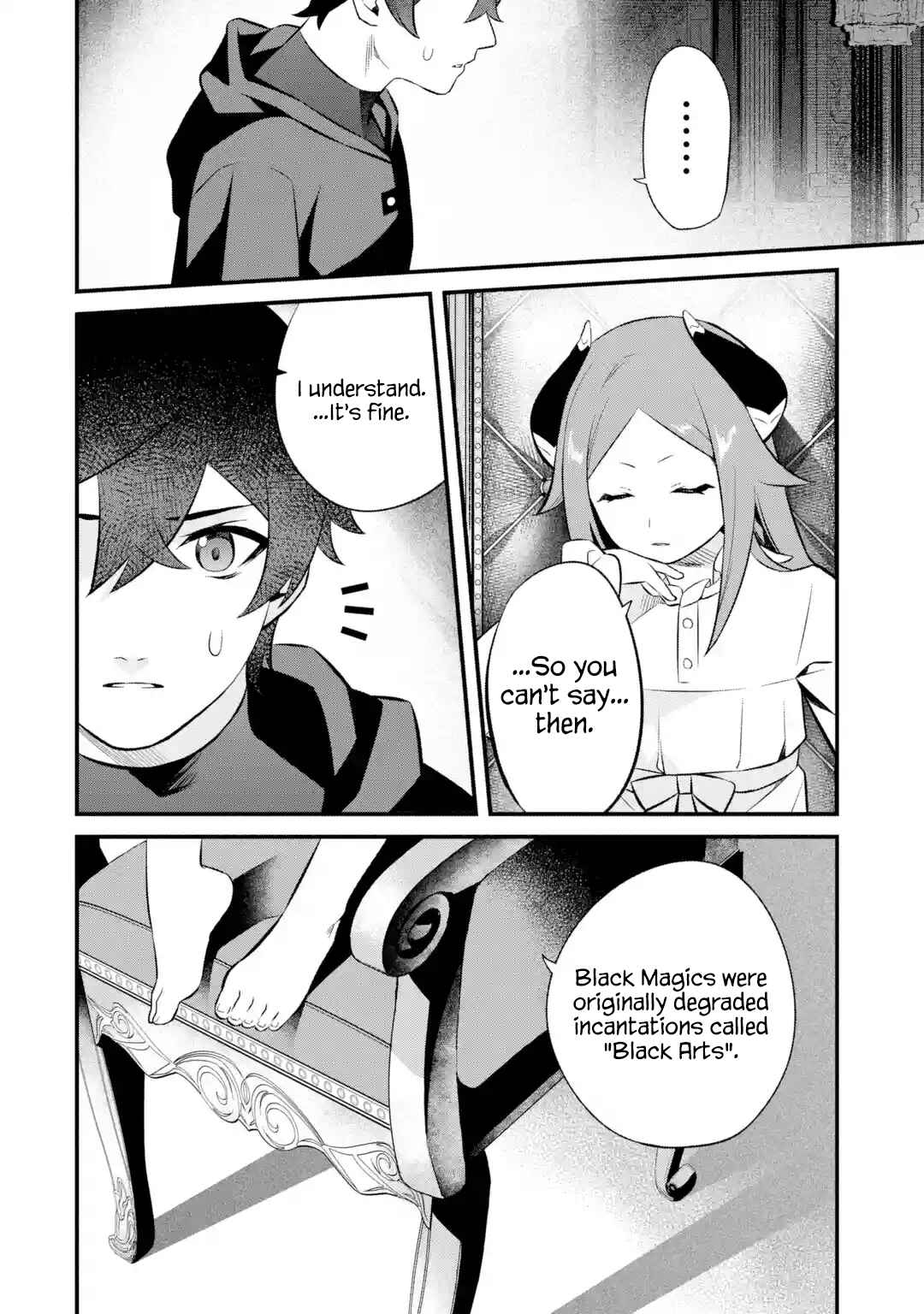 Nankoufuraku no Maoujou e Youkoso: Debuff wa Fuyou to Yuusha Party o Oidasareta Kuro Madoushi, Maougun no Saikou Kanbu ni Mukaerareru Chapter 4 page 15
