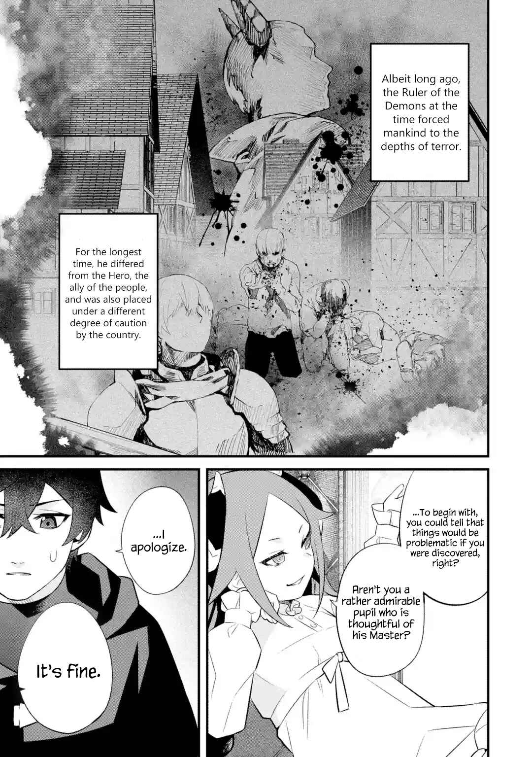 Nankoufuraku no Maoujou e Youkoso: Debuff wa Fuyou to Yuusha Party o Oidasareta Kuro Madoushi, Maougun no Saikou Kanbu ni Mukaerareru Chapter 4 page 16