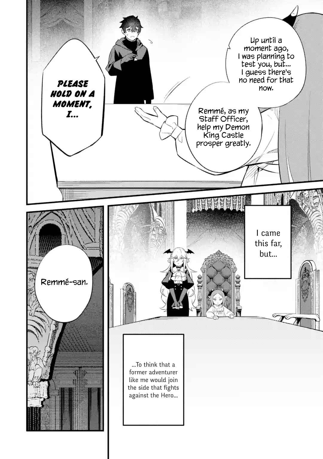 Nankoufuraku no Maoujou e Youkoso: Debuff wa Fuyou to Yuusha Party o Oidasareta Kuro Madoushi, Maougun no Saikou Kanbu ni Mukaerareru Chapter 4 page 21