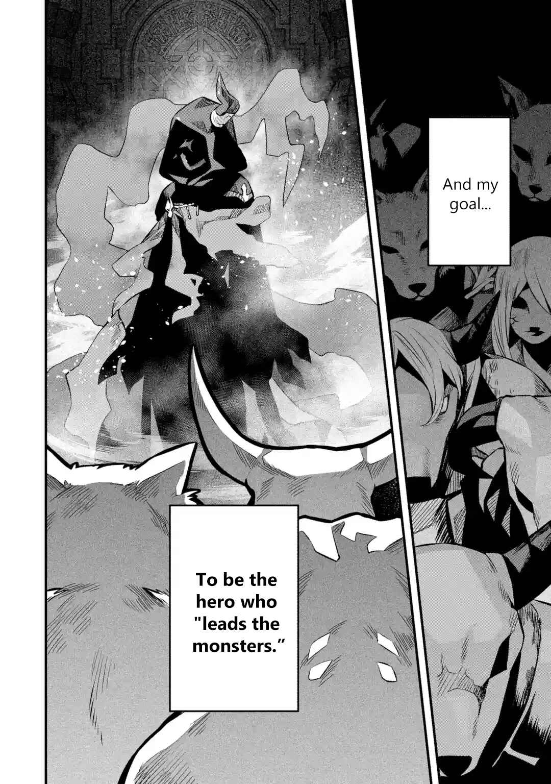 Nankoufuraku no Maoujou e Youkoso: Debuff wa Fuyou to Yuusha Party o Oidasareta Kuro Madoushi, Maougun no Saikou Kanbu ni Mukaerareru Chapter 4 page 43
