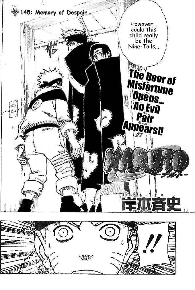 Naruto Chapter 145 page 1
