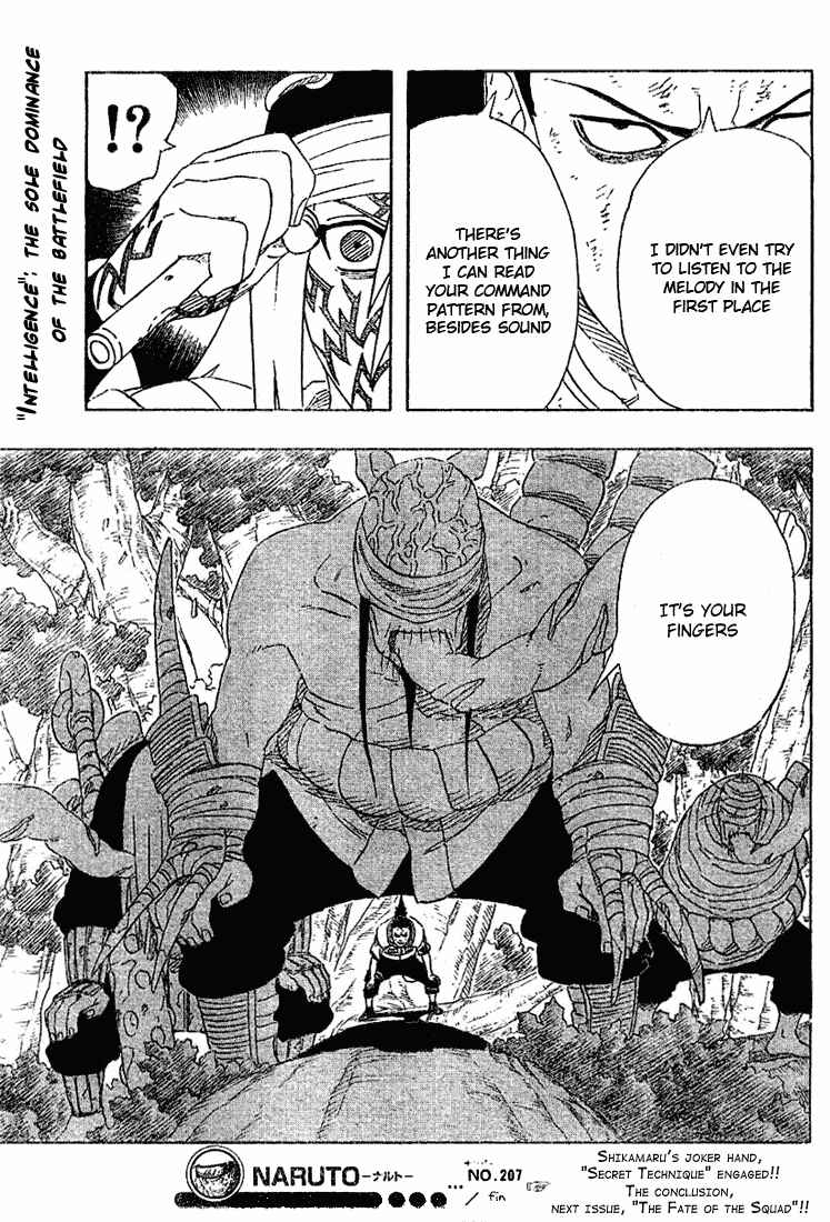 Naruto Chapter 207 page 19