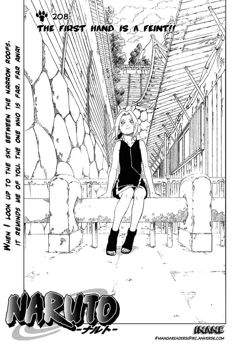 Naruto Chapter 208 page 0