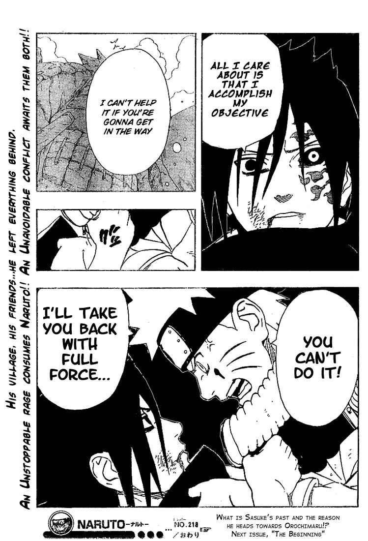 Naruto Chapter 218 page 19