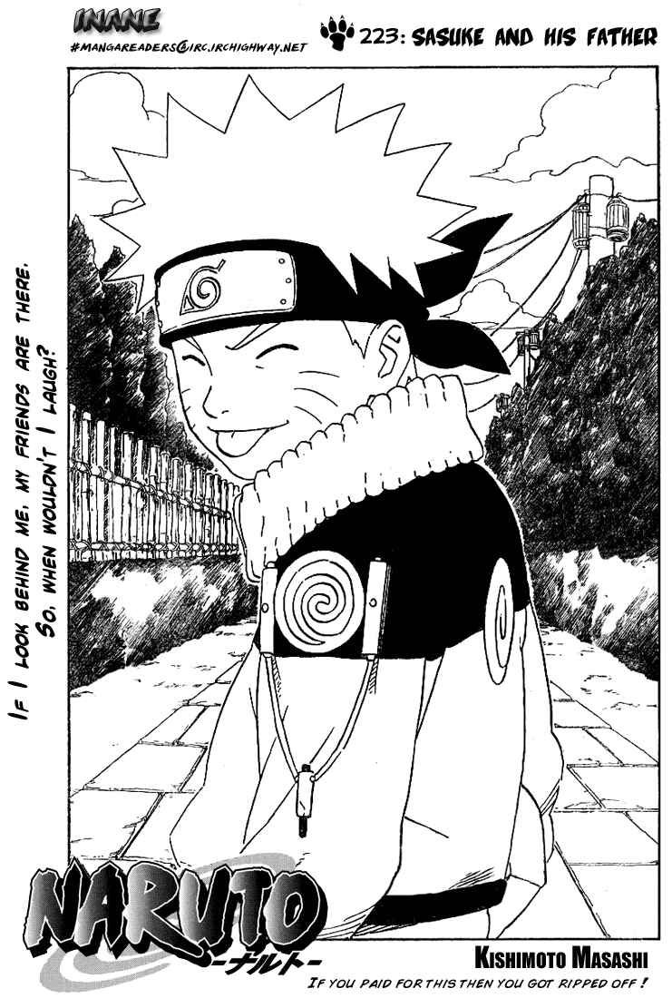 Naruto Chapter 223 page 0