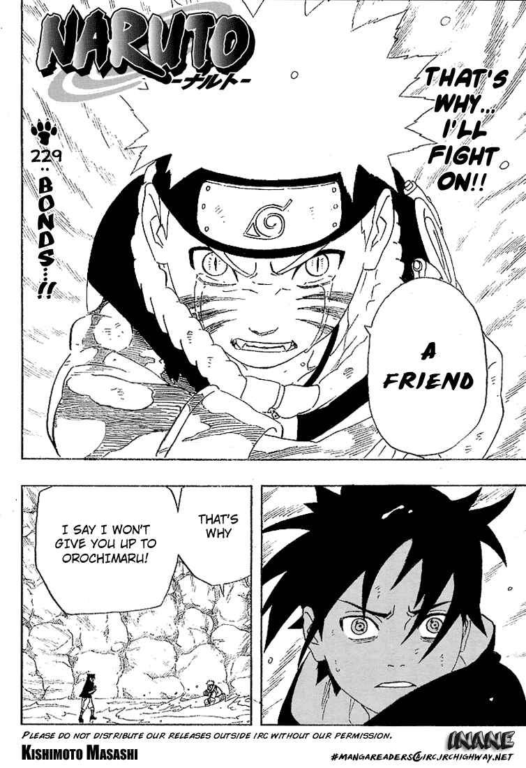 Naruto Chapter 229 page 1