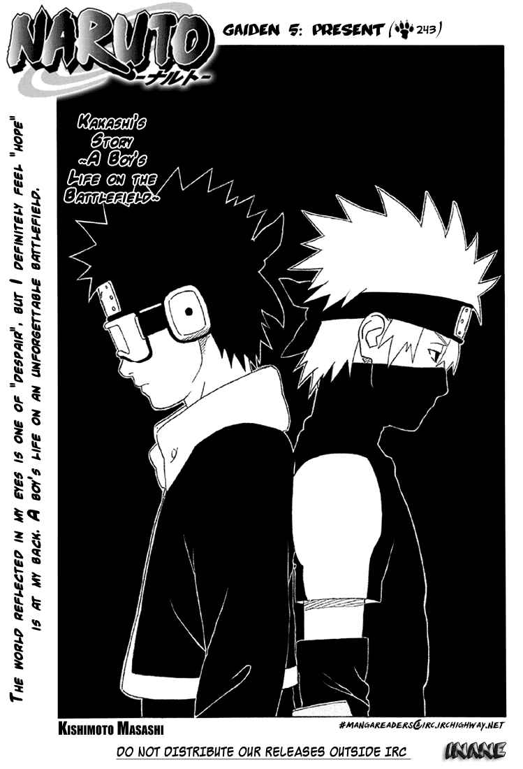 Naruto Chapter 243 page 1