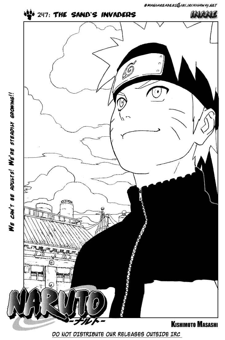 Naruto Chapter 247 page 0