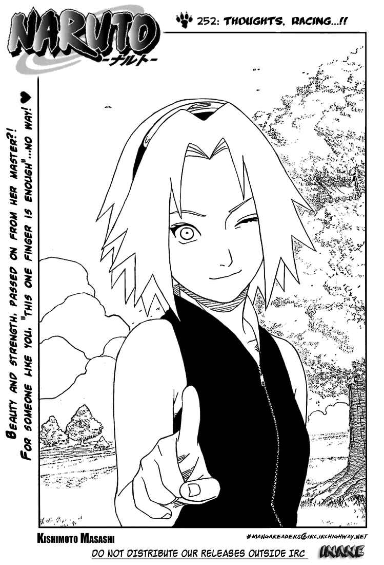 Naruto Chapter 252 page 0
