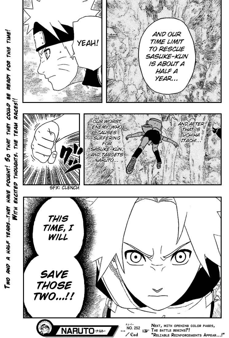 Naruto Chapter 252 page 19