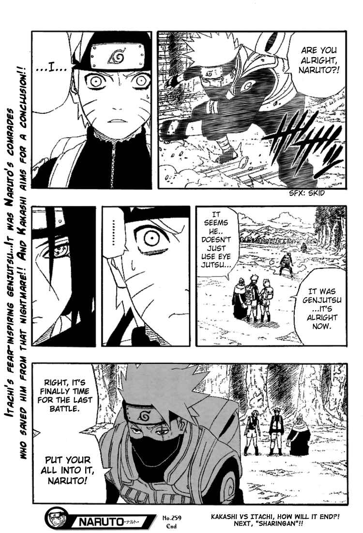 Naruto Chapter 259 page 19