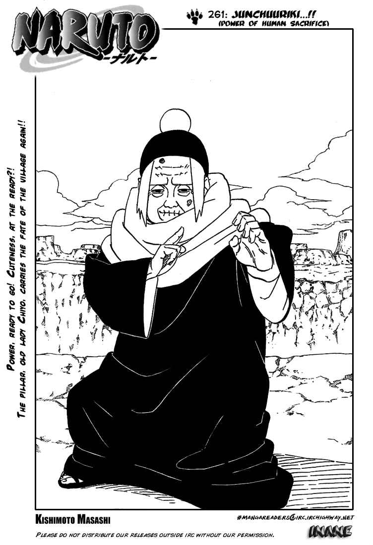 Naruto Chapter 261 page 1