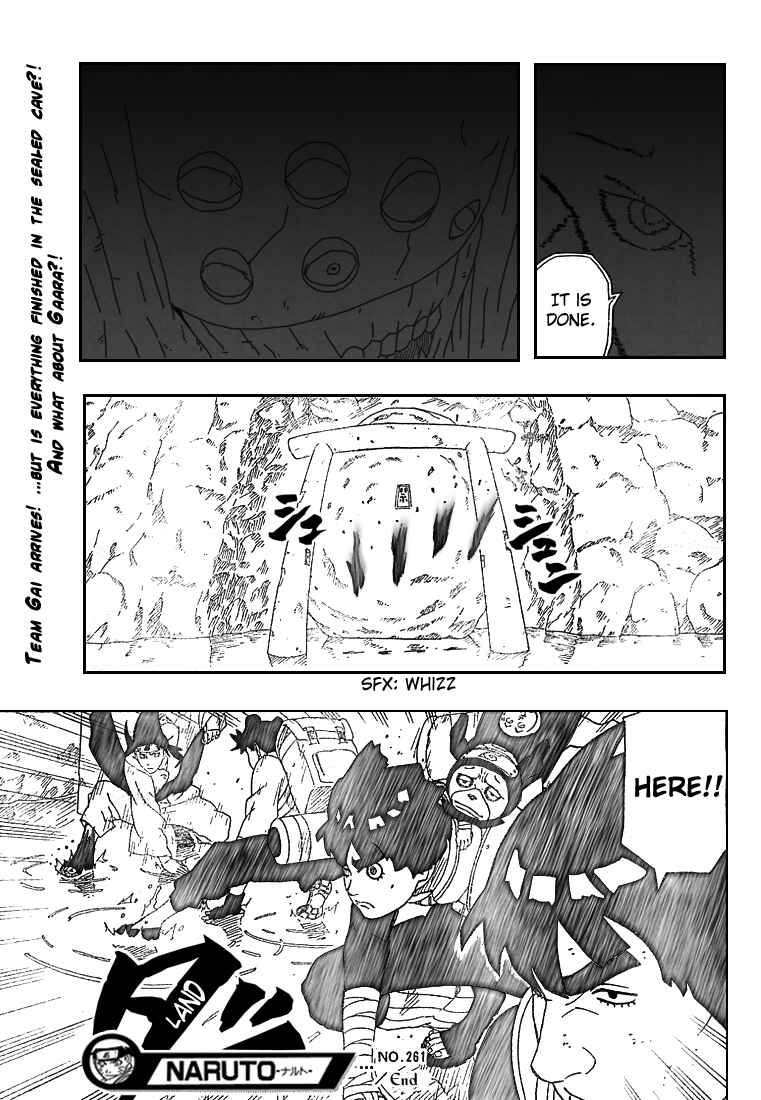Naruto Chapter 261 page 20