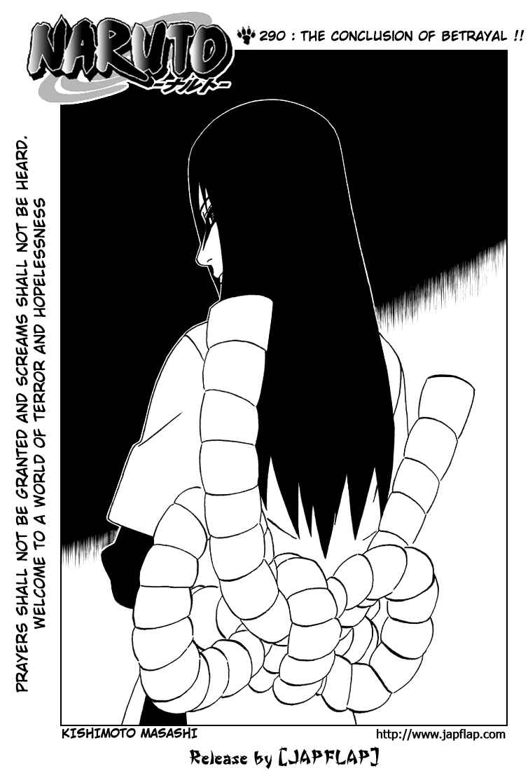 Naruto Chapter 290 page 0