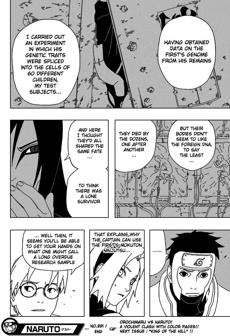 Naruto Chapter 291 page 14