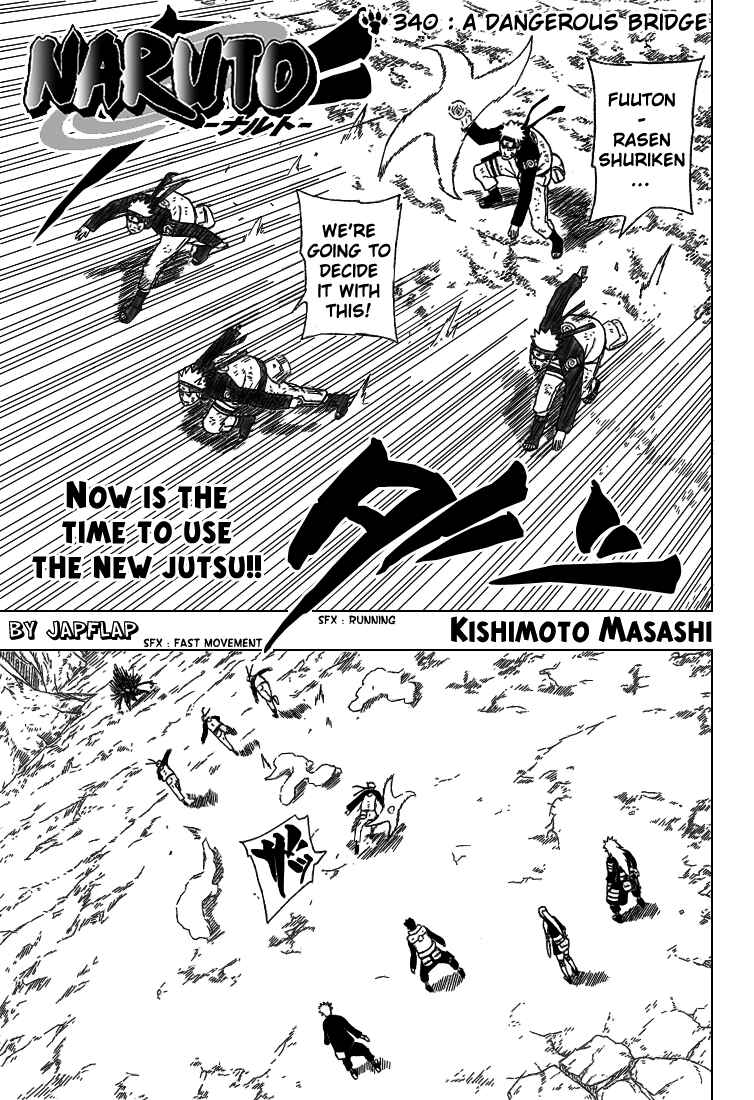 Naruto Chapter 340 page 1