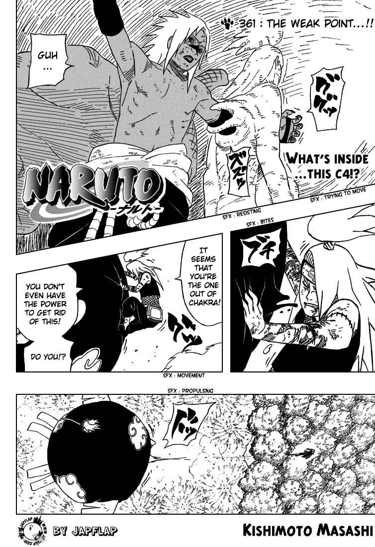 Naruto Chapter 361 page 4