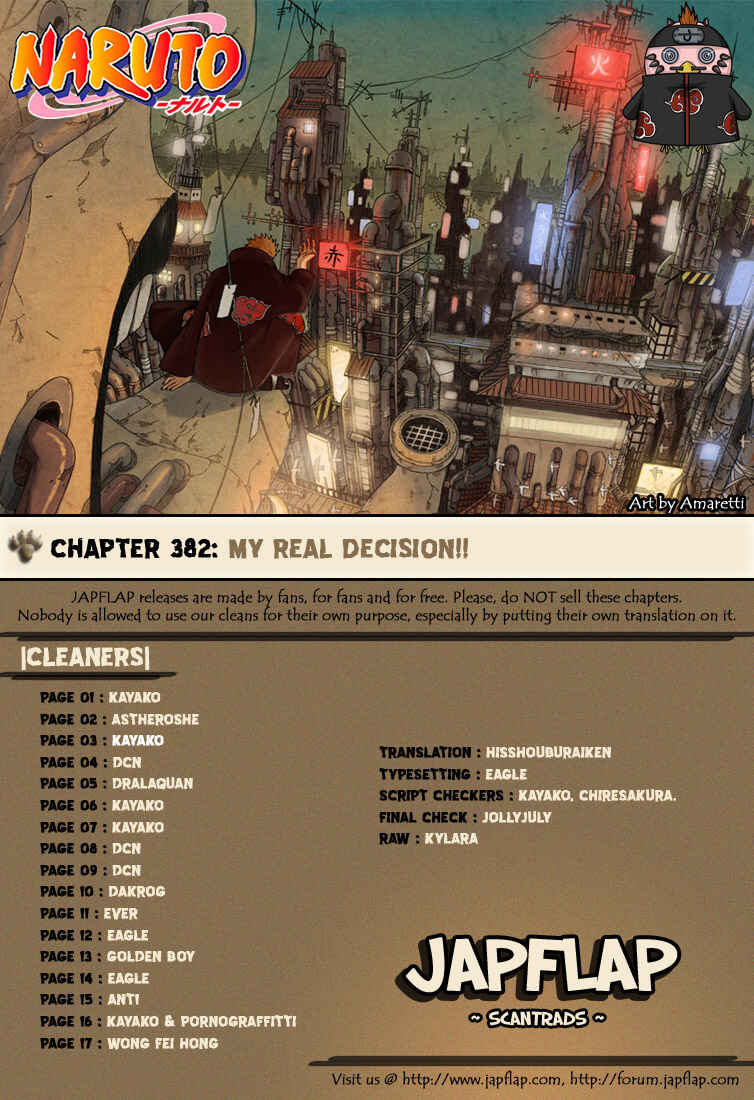 Naruto Chapter 382 page 0