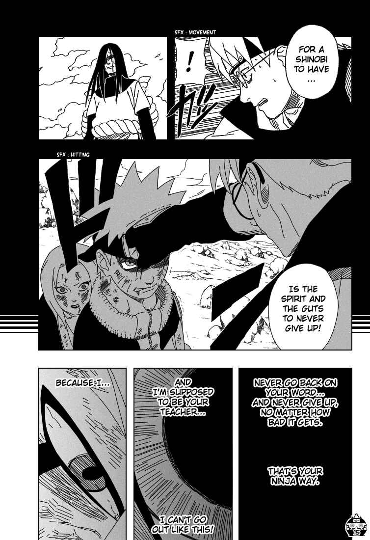 Naruto Chapter 382 page 15