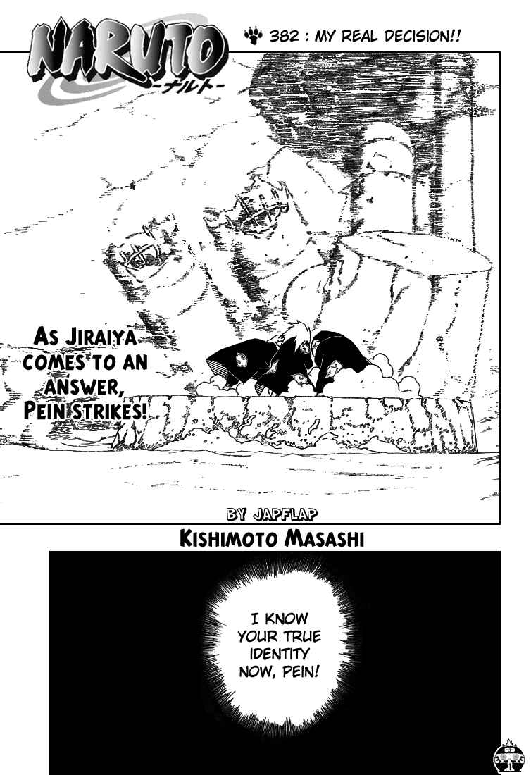Naruto Chapter 382 page 1