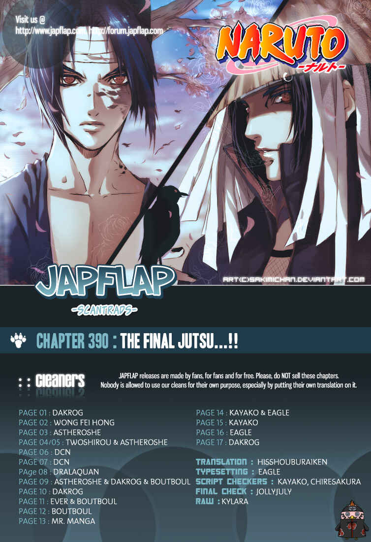 Naruto Chapter 390 page 0