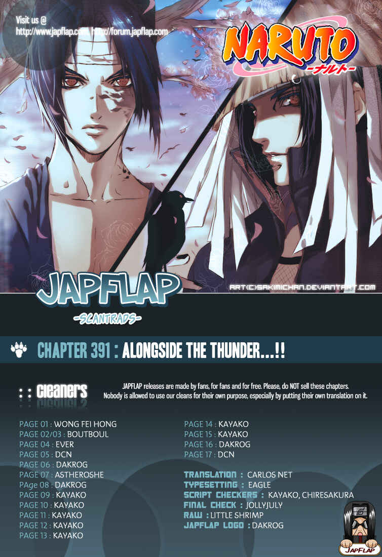 Naruto Chapter 391 page 0