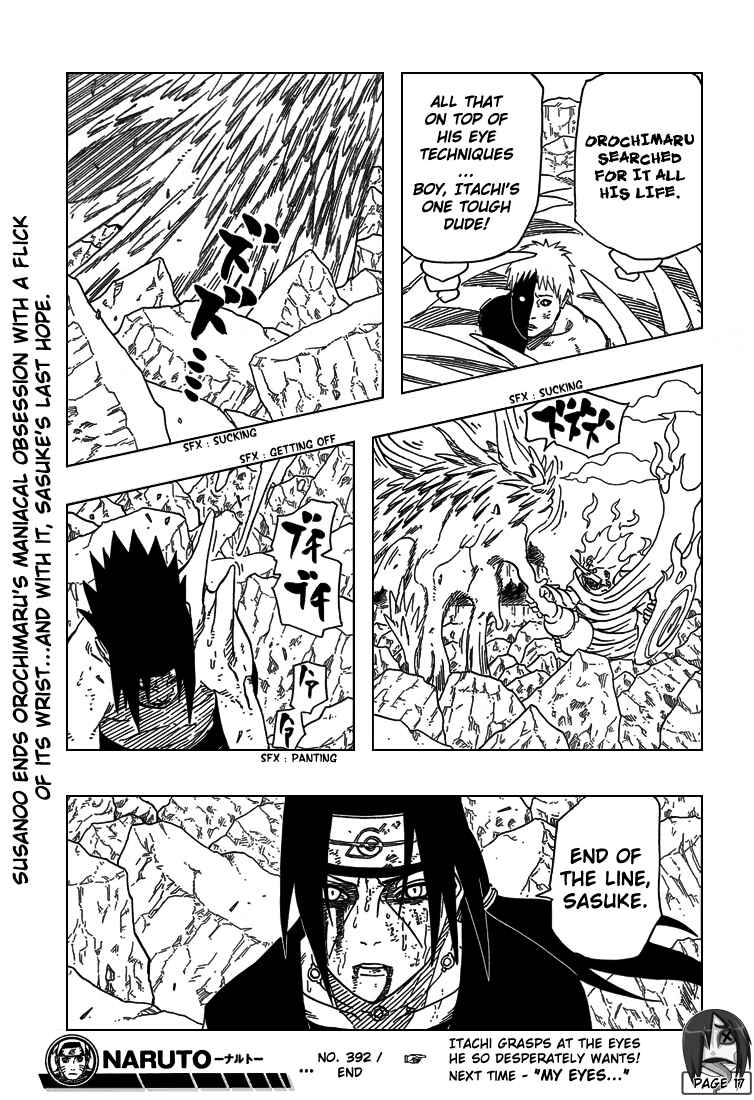 Naruto Chapter 392 page 17