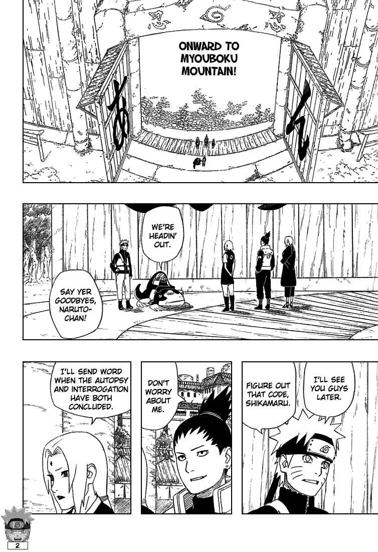 Naruto Chapter 409 page 3