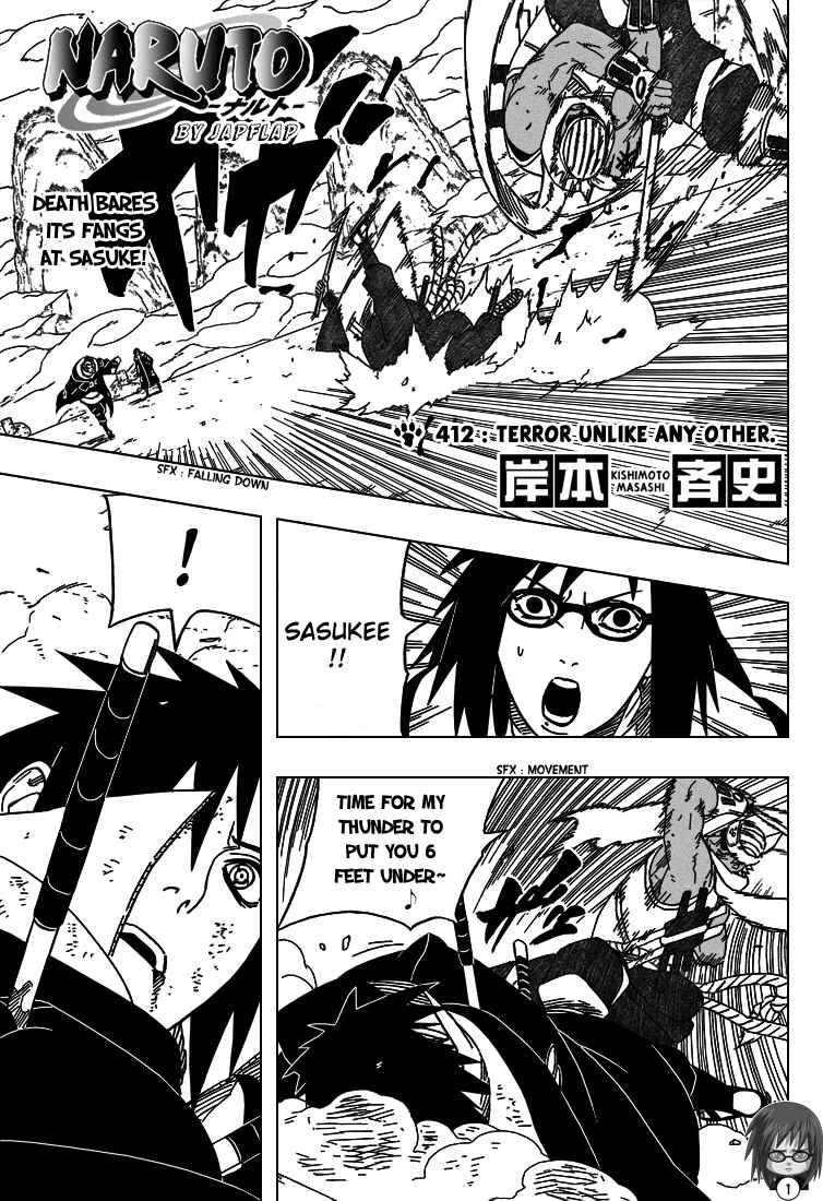 Naruto Chapter 412 page 1