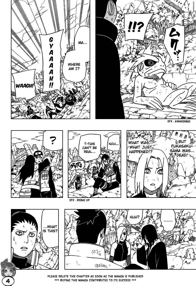 Naruto Chapter 449 page 4