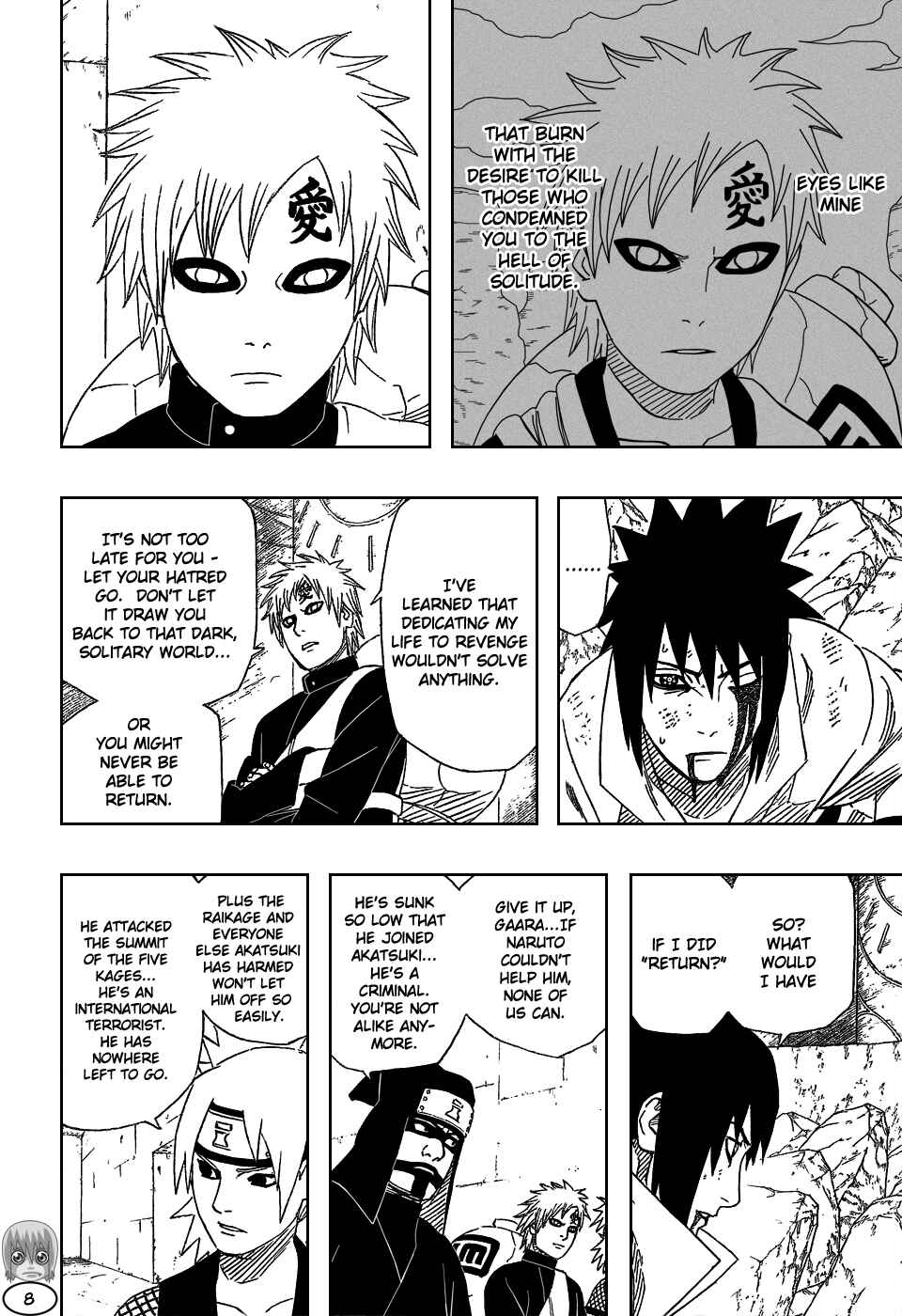 Naruto Chapter 464 page 8
