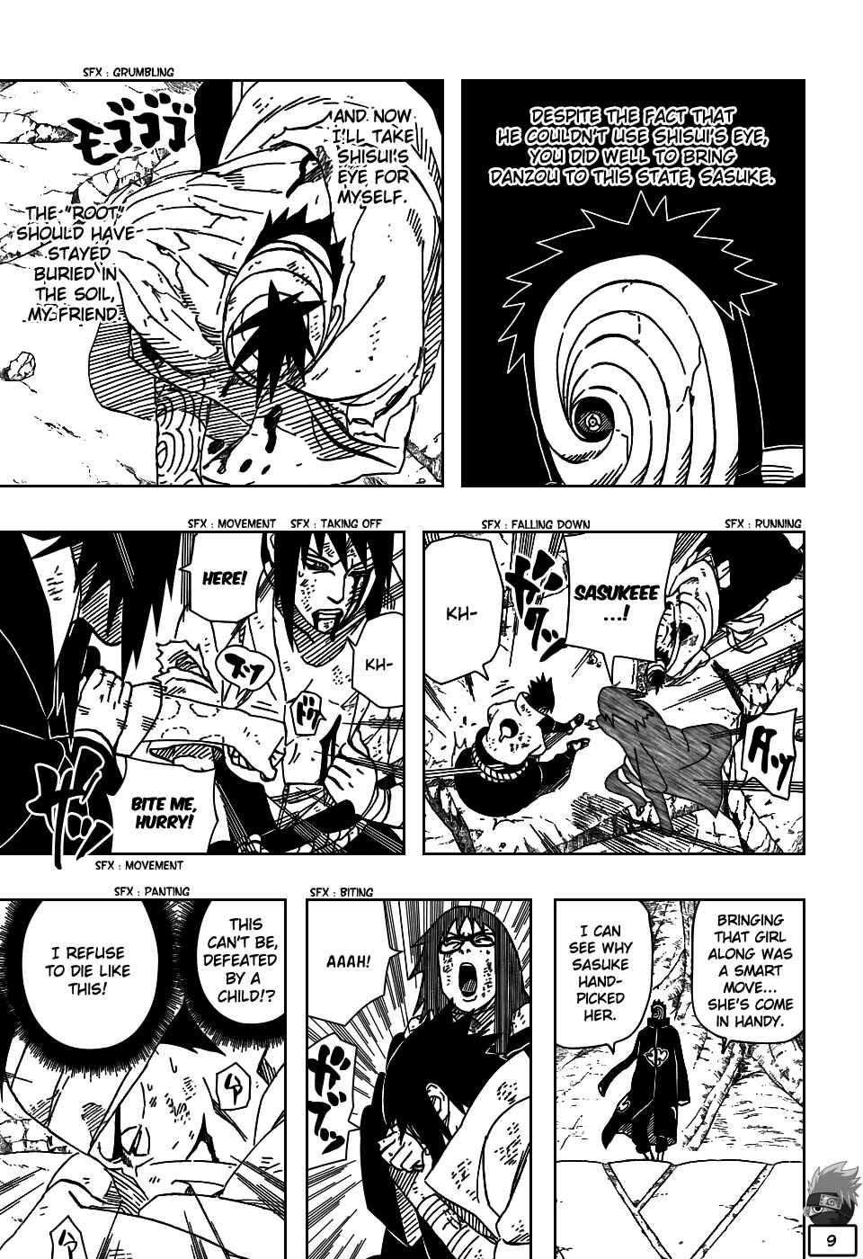 Naruto Chapter 480 page 9