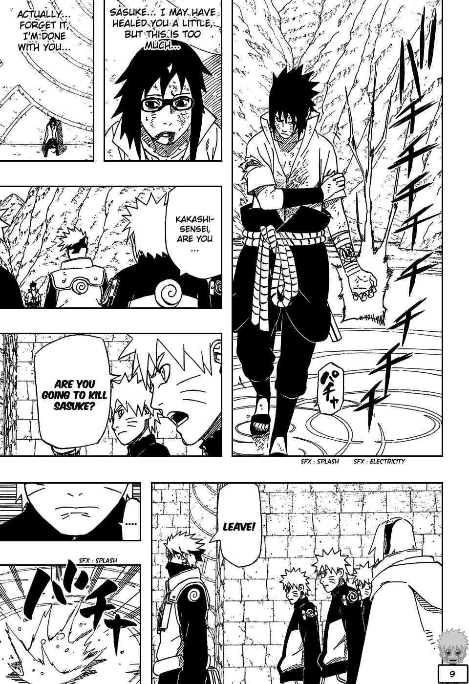 Naruto Chapter 485 page 9