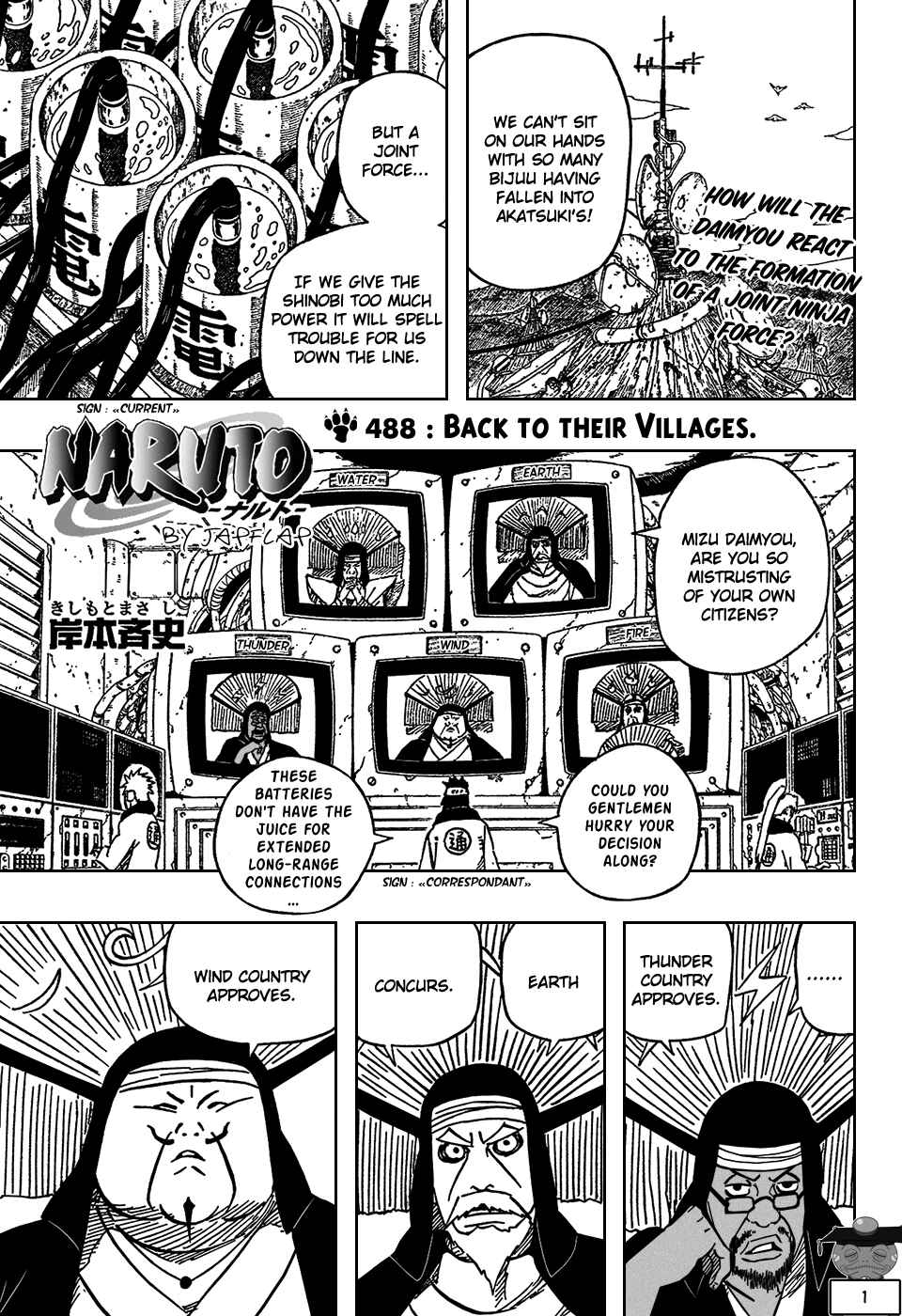 Naruto Chapter 488 page 1