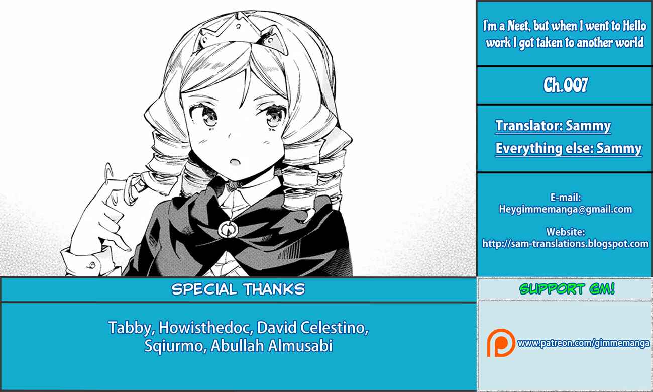 NEET dakedo Hello Work ni Ittara Isekai ni Tsuretekareta Chapter 7 page 0