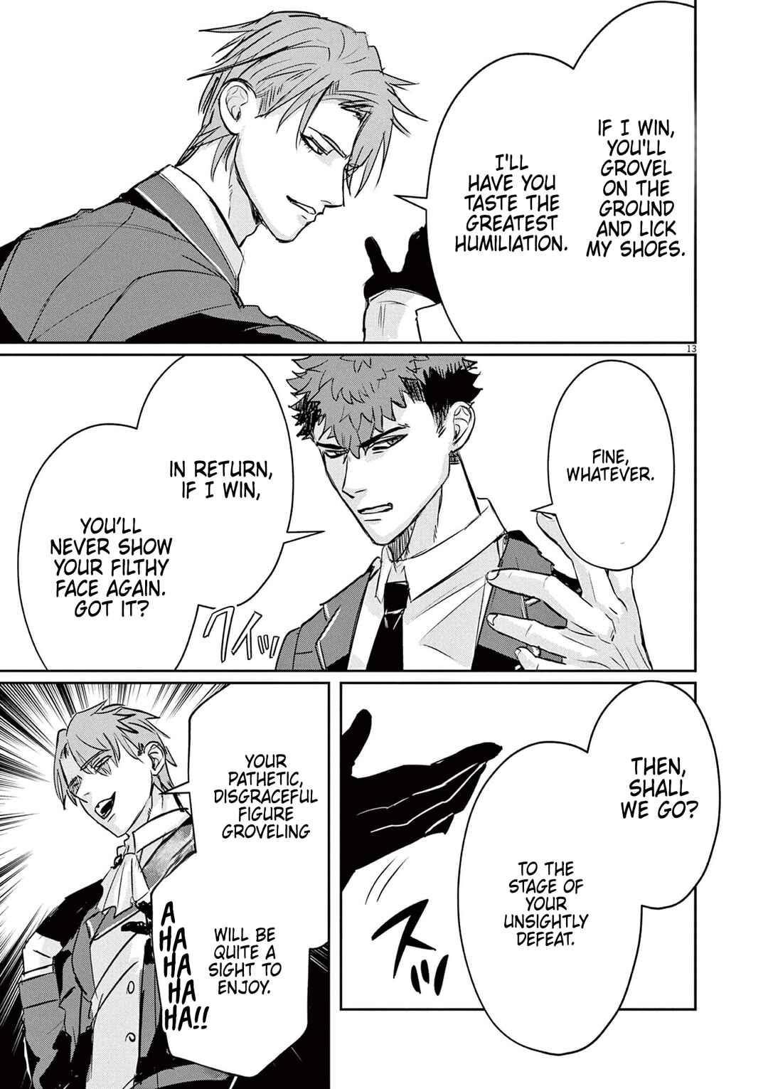 Nichiasa Suki no Otaku ga Akuyaku Seito ni Tenseishita Kekka, Hametsu Flag ga Houkaishiteiku Ken ni Tsuite Chapter 2 page 13