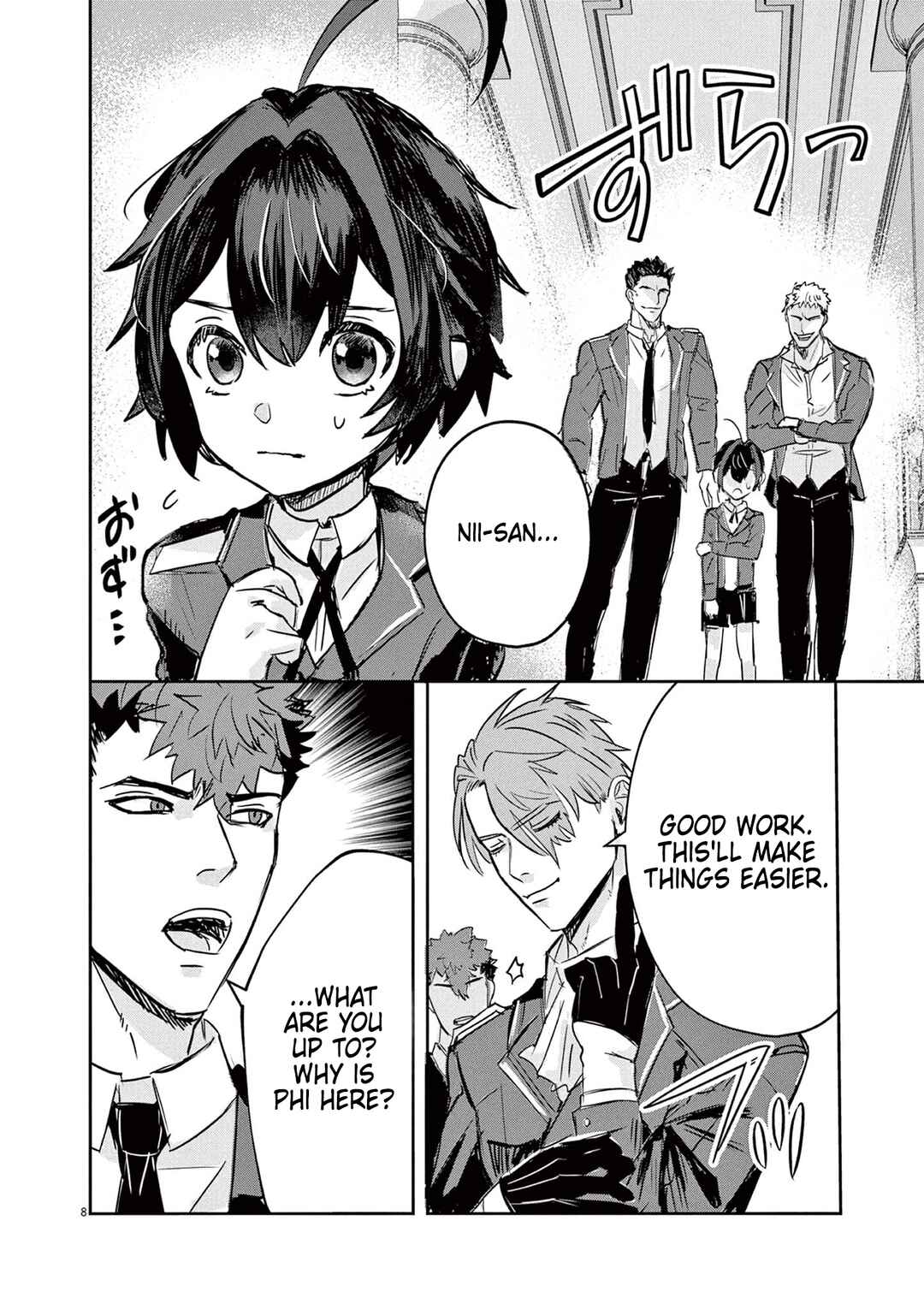 Nichiasa Suki no Otaku ga Akuyaku Seito ni Tenseishita Kekka, Hametsu Flag ga Houkaishiteiku Ken ni Tsuite Chapter 2 page 8