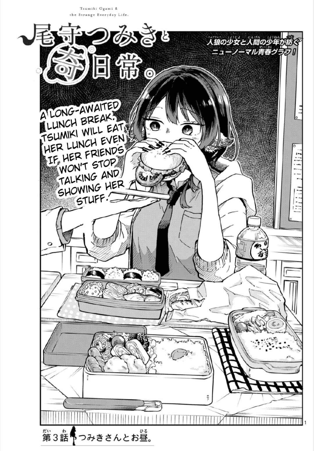 Ogami Tsumiki to Kinichijou Chapter 3 page 0