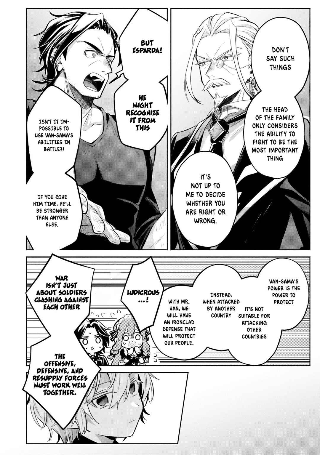 Okiraku Ryoushu no Tanoshii Ryouchi Bouei Chapter 11 page 14
