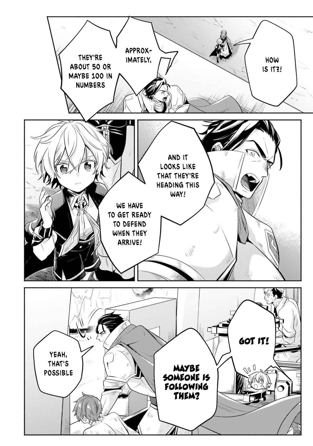 Okiraku Ryoushu no Tanoshii Ryouchi Bouei Chapter 11 page 32
