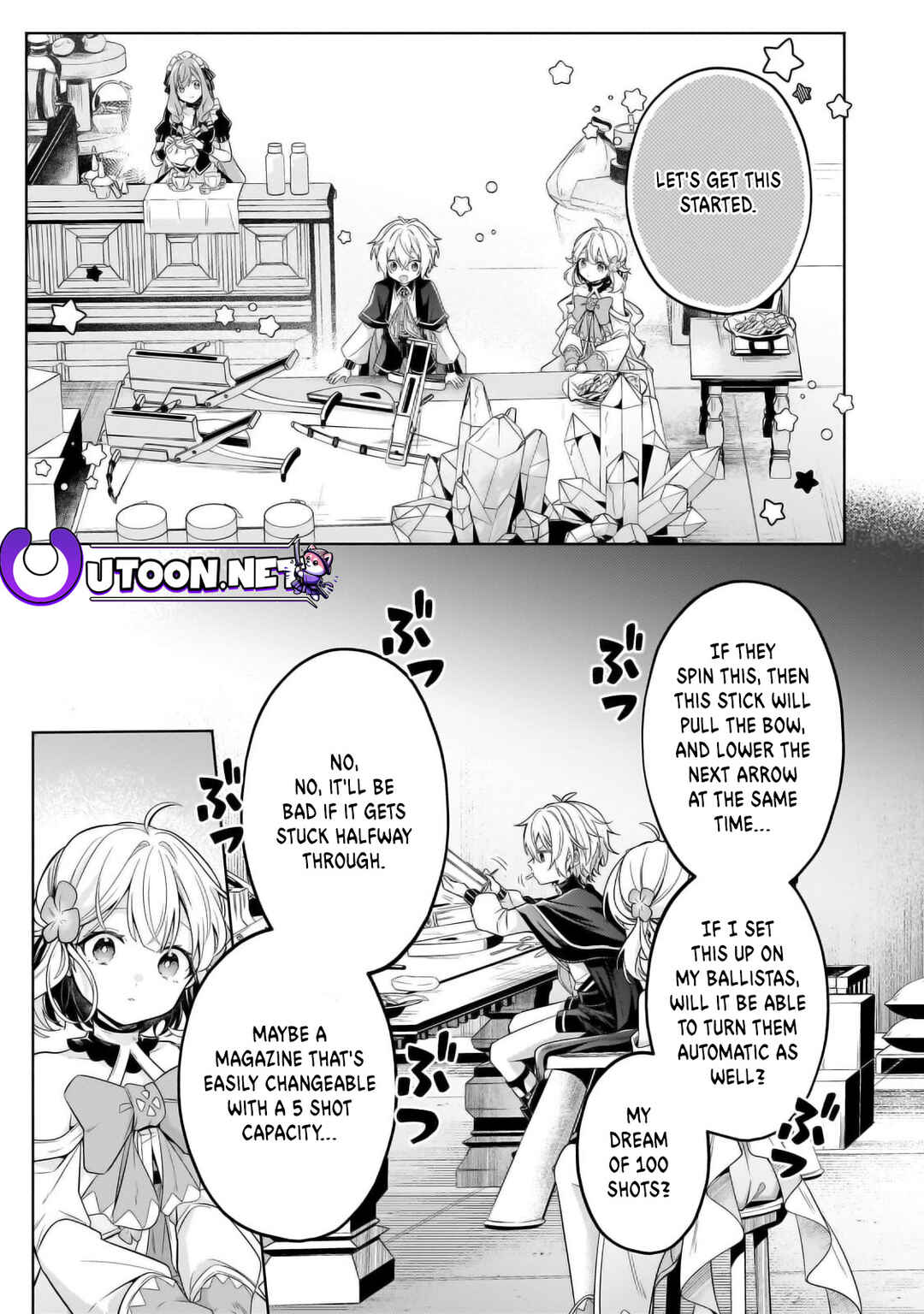 Okiraku Ryoushu no Tanoshii Ryouchi Bouei Chapter 30.2 page 1