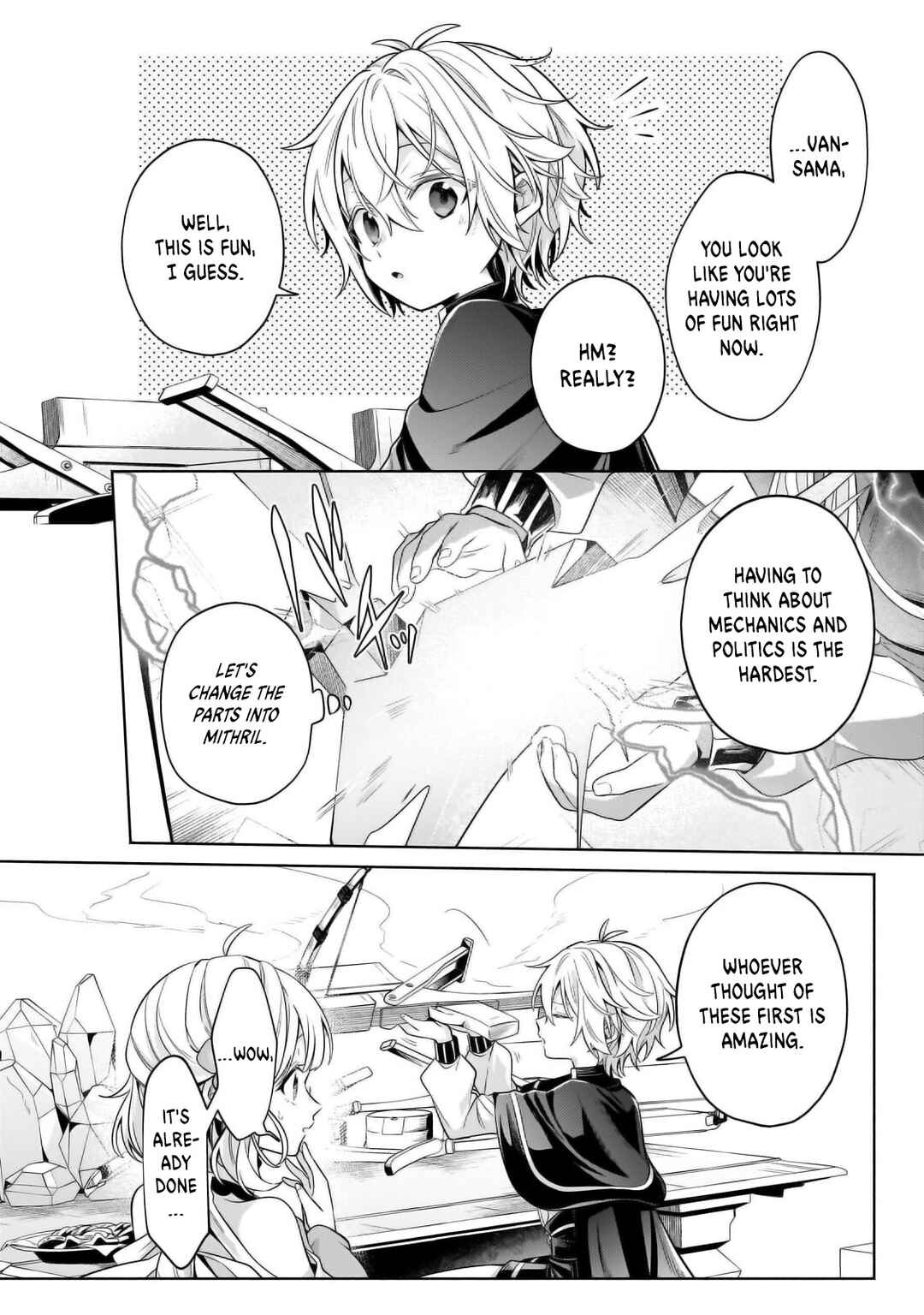 Okiraku Ryoushu no Tanoshii Ryouchi Bouei Chapter 30.2 page 2