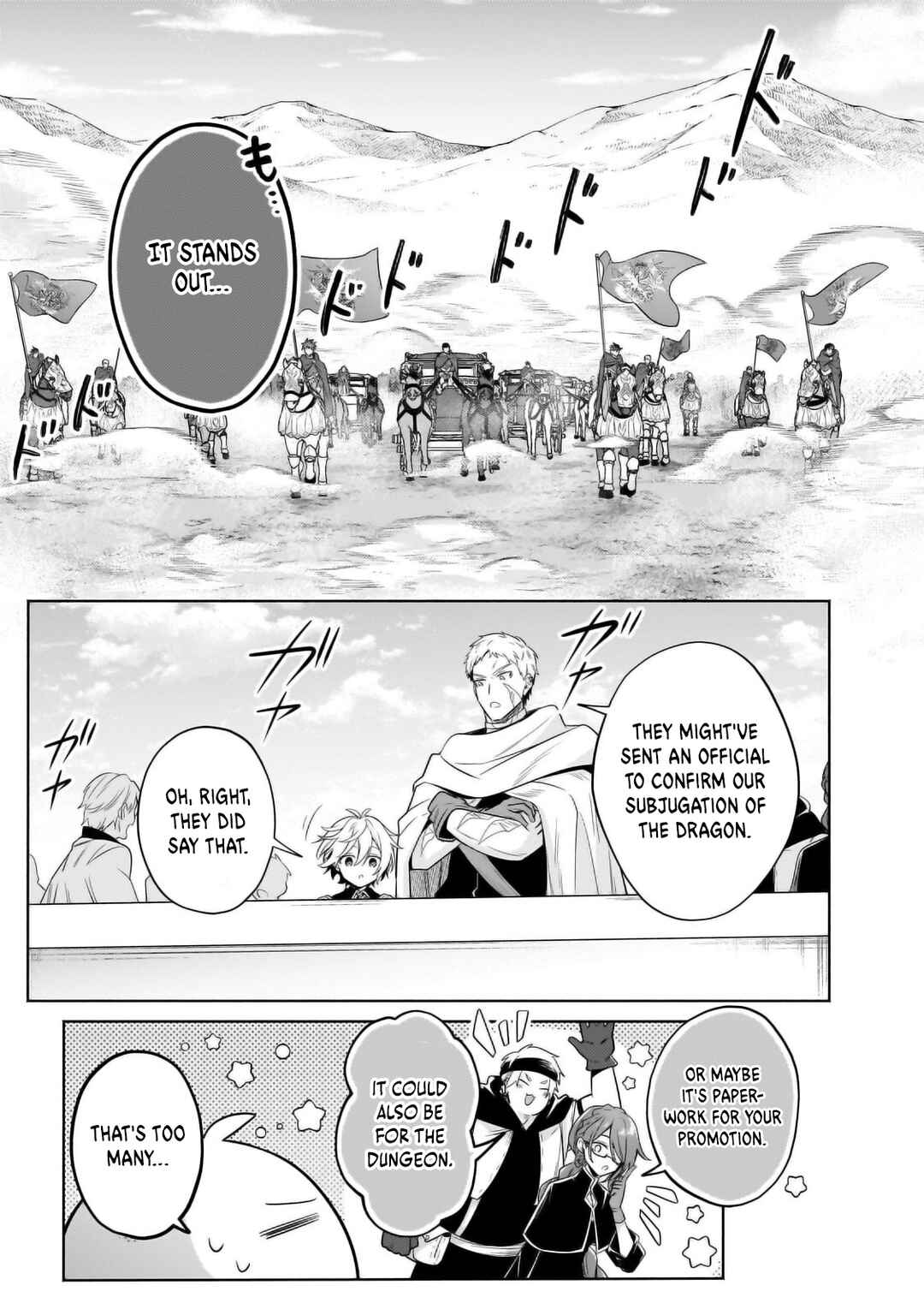 Okiraku Ryoushu no Tanoshii Ryouchi Bouei Chapter 32.2 page 6