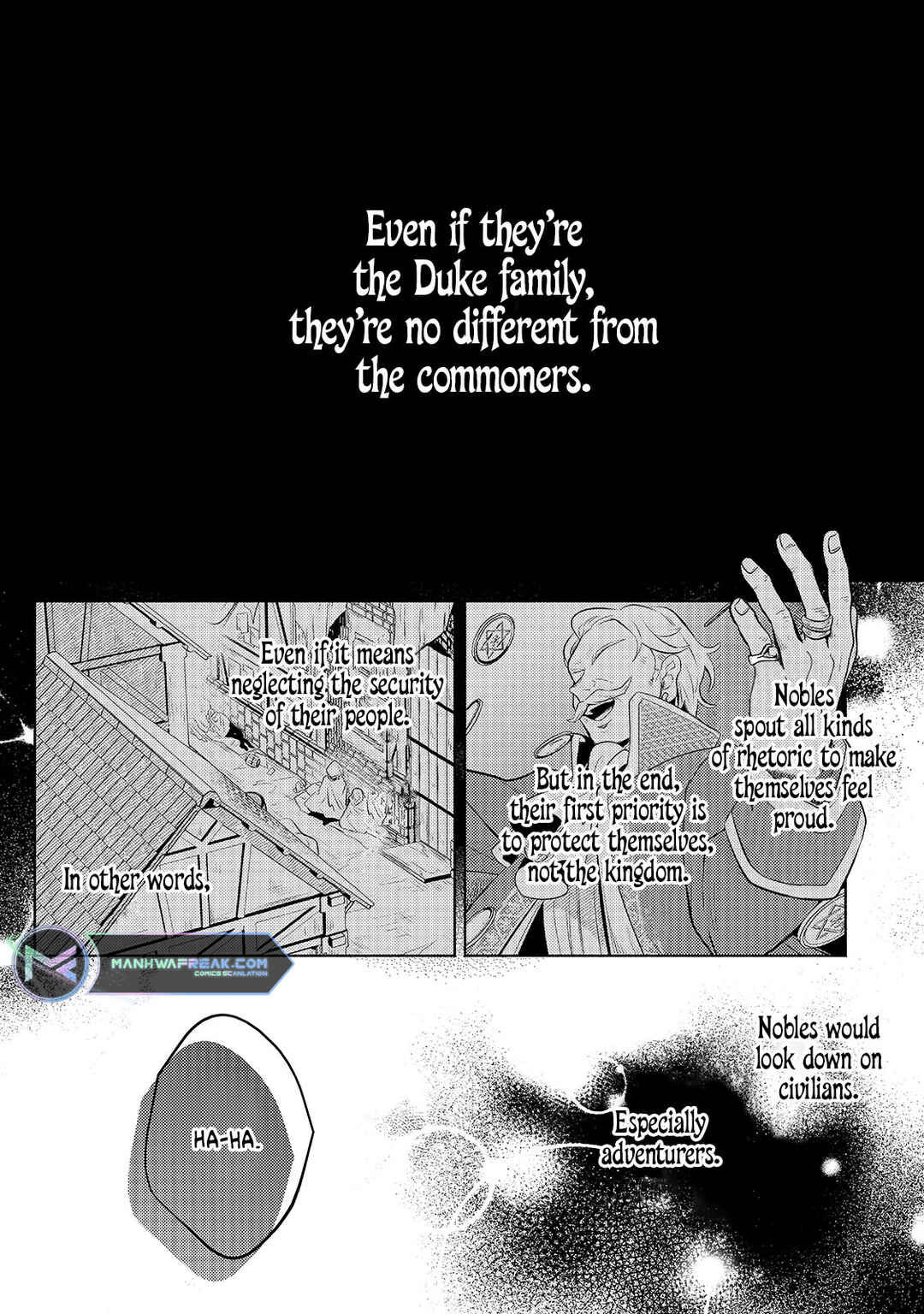 Okiraku Ryoushu no Tanoshii Ryouchi Bouei Chapter 4 page 1